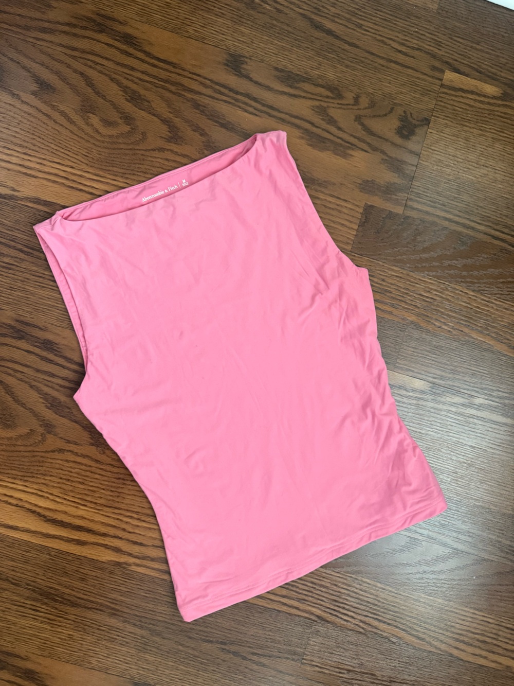 Abercrombie & Fitch Pink Stretch Tank Top